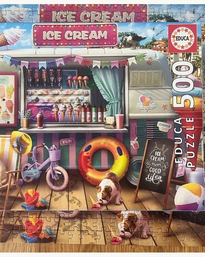 Puzzle educa 500 piezas - Furgoneta de helados